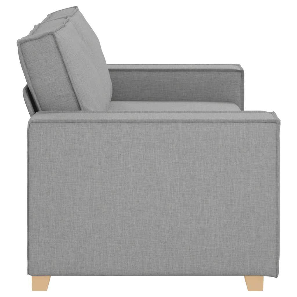 Canapea cu 2 locuri, gri nor, 140 cm, material textil GartenMobel Dekor