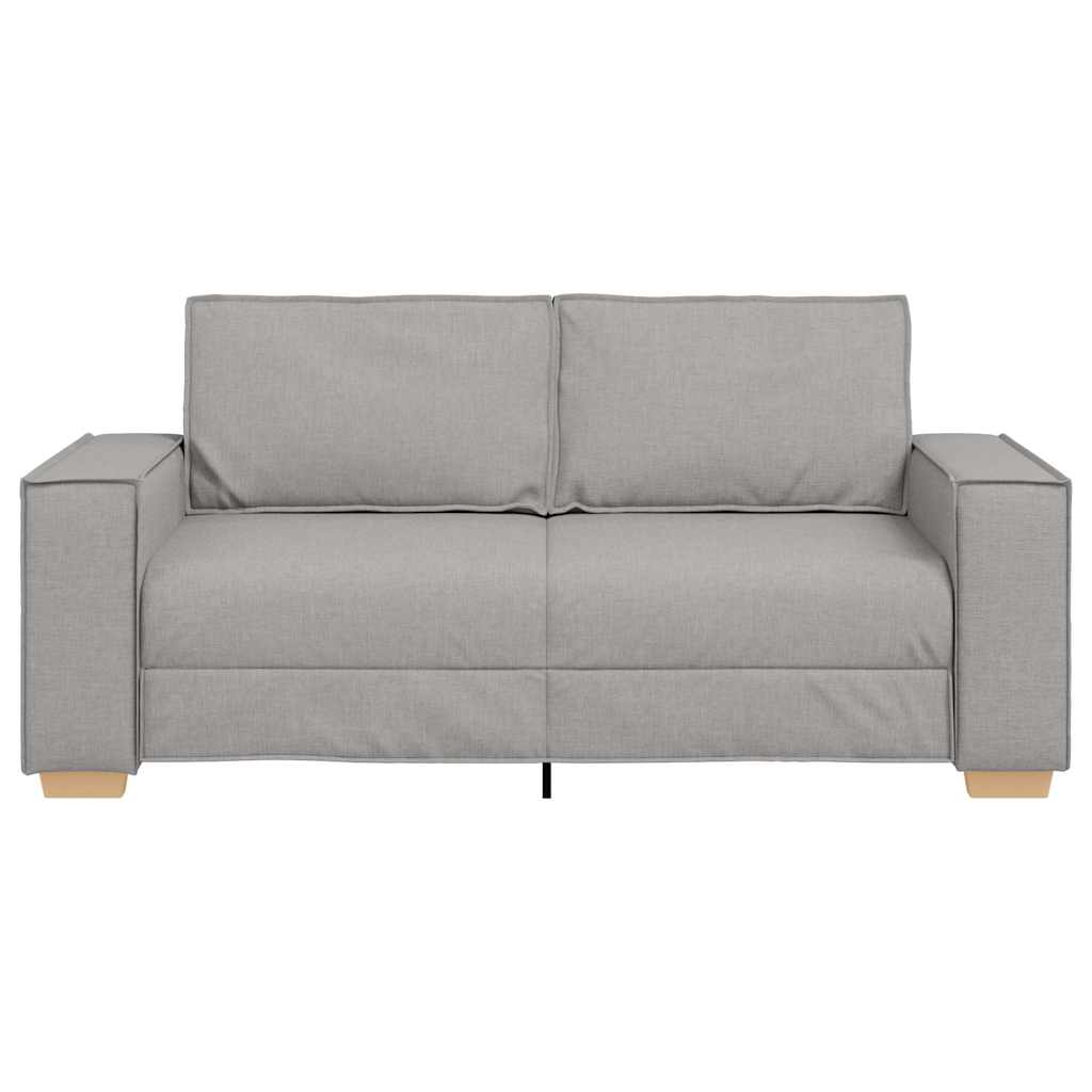 Canapea cu 2 locuri, gri nor, 140 cm, material textil GartenMobel Dekor