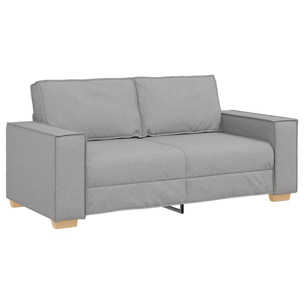Canapea cu 2 locuri, gri nor, 140 cm, material textil GartenMobel Dekor