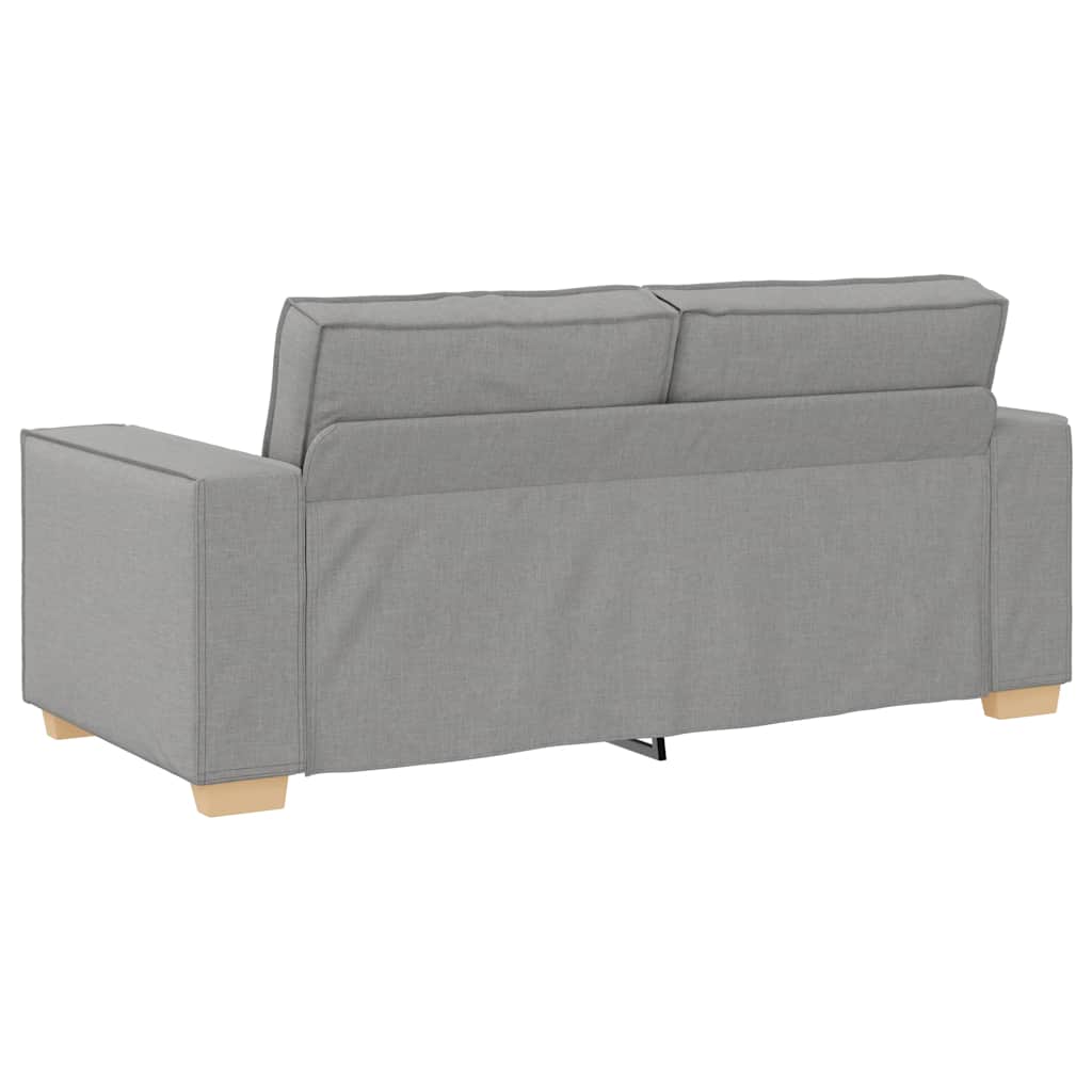 Canapea cu 2 locuri, gri nor, 140 cm, material textil GartenMobel Dekor