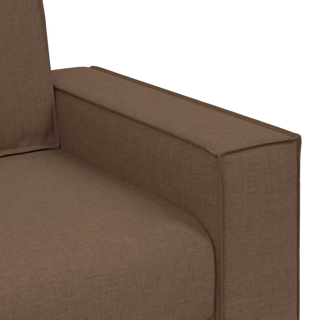 Canapea cu 2 locuri, maro, 140 cm, material textil GartenMobel Dekor