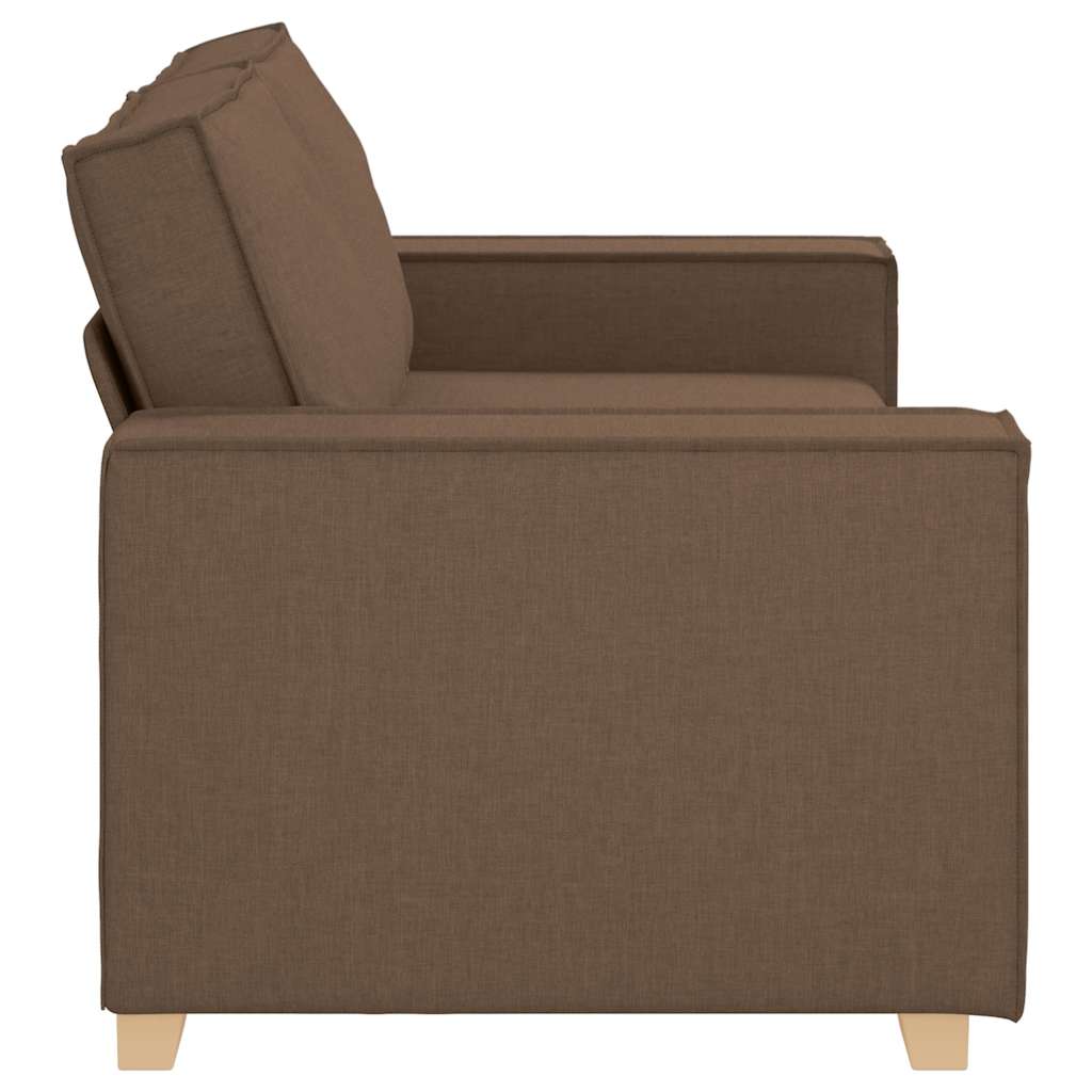 Canapea cu 2 locuri, maro, 140 cm, material textil GartenMobel Dekor