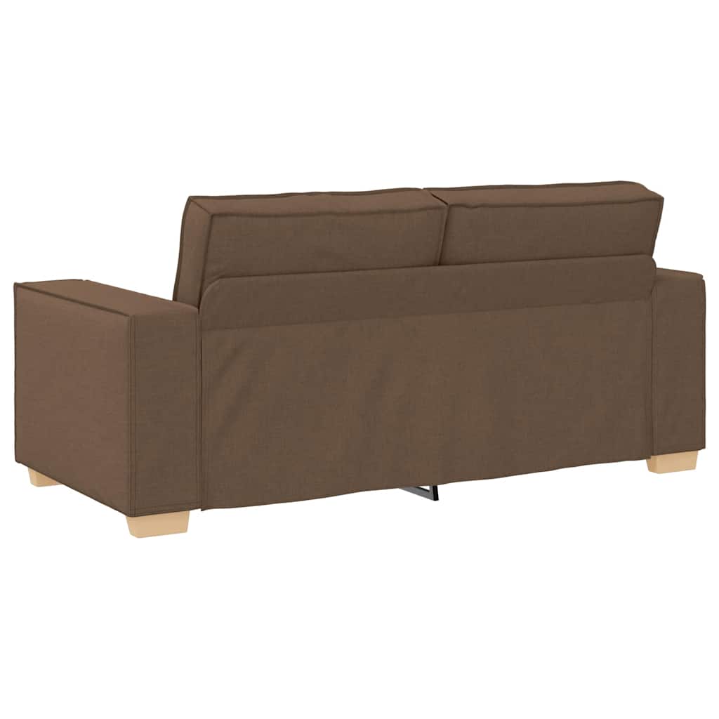 Canapea cu 2 locuri, maro, 140 cm, material textil GartenMobel Dekor