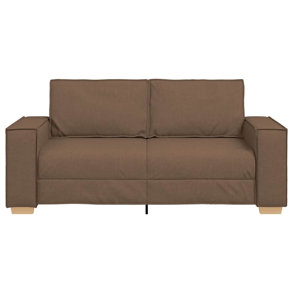 Canapea cu 2 locuri, maro, 140 cm, material textil GartenMobel Dekor