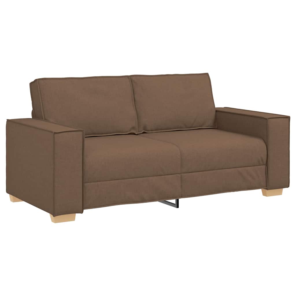 Canapea cu 2 locuri, maro, 140 cm, material textil GartenMobel Dekor