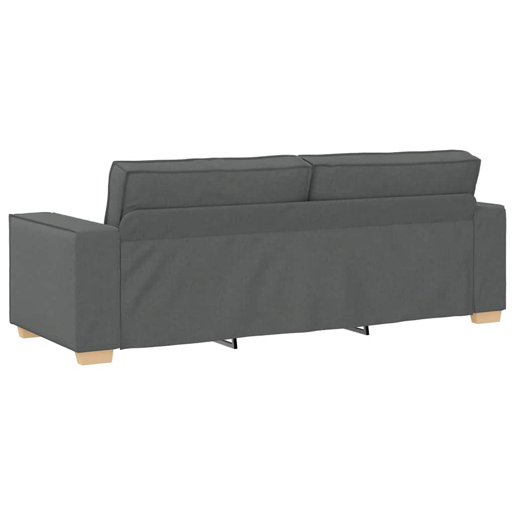 Canapea cu 3 locuri, gri închis, 180 cm, material textil GartenMobel Dekor