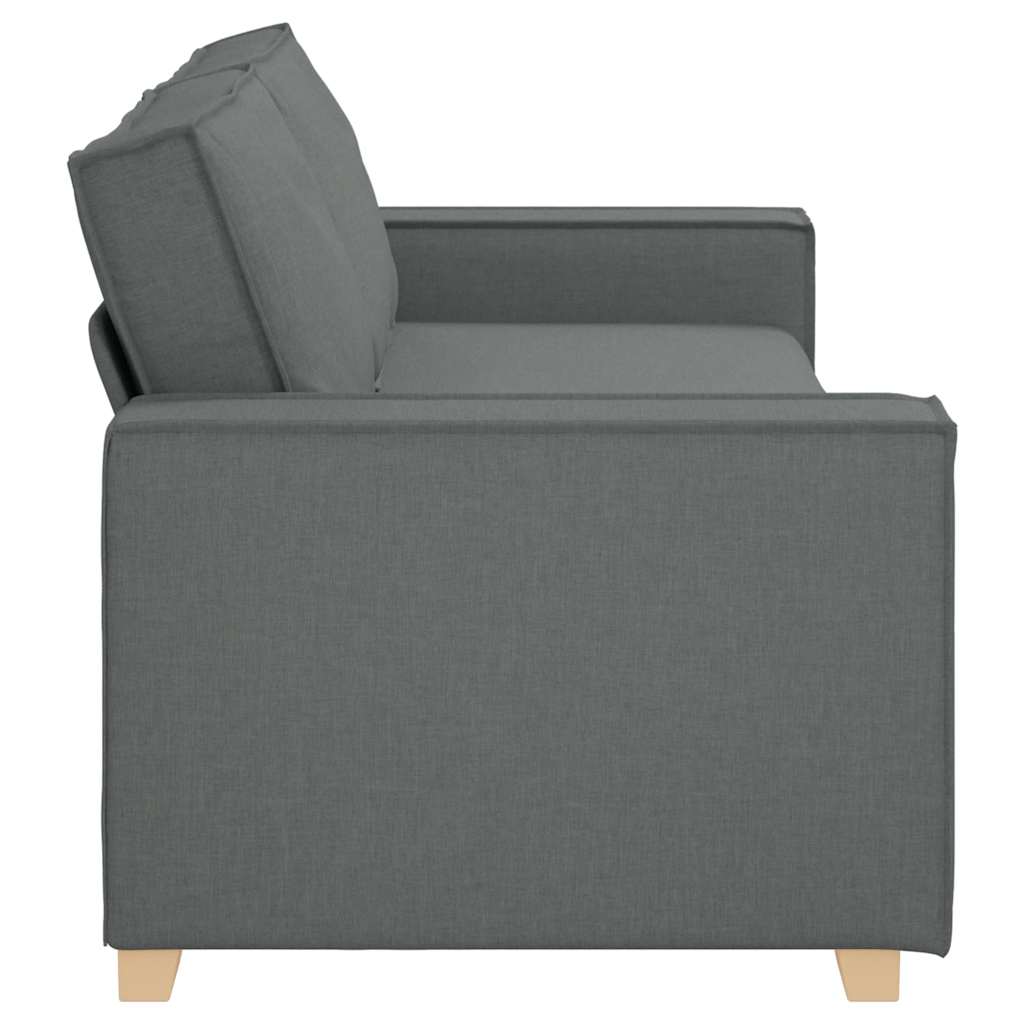 Canapea cu 3 locuri, gri închis, 180 cm, material textil GartenMobel Dekor