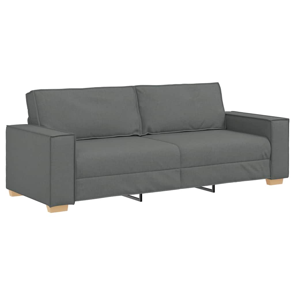 Canapea cu 3 locuri, gri închis, 180 cm, material textil GartenMobel Dekor