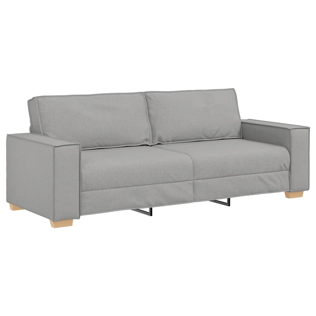 Canapea cu 3 locuri, gri nor, 180 cm, material textil GartenMobel Dekor
