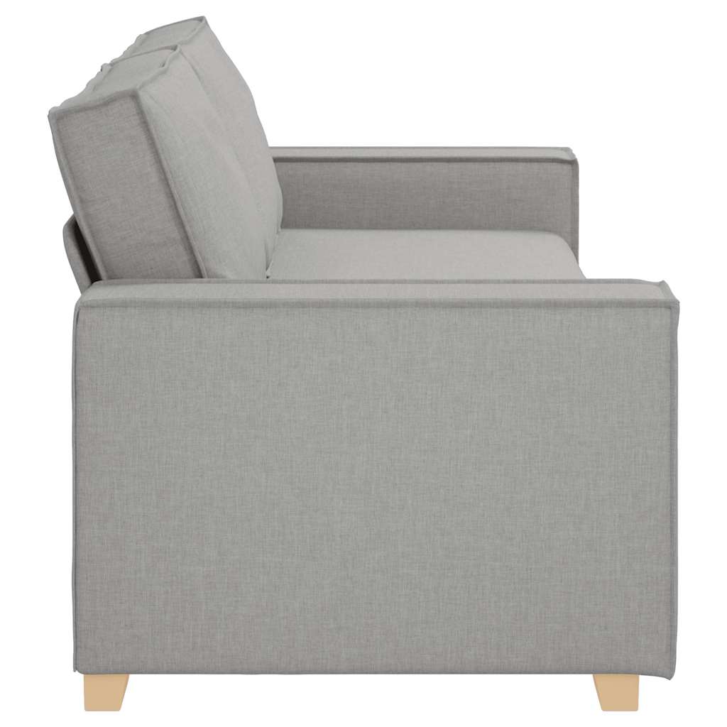 Canapea cu 3 locuri, gri nor, 180 cm, material textil GartenMobel Dekor
