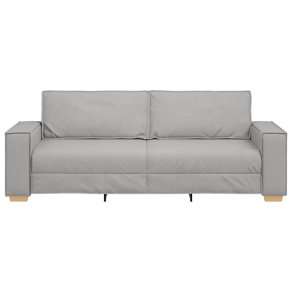 Canapea cu 3 locuri, gri nor, 180 cm, material textil GartenMobel Dekor