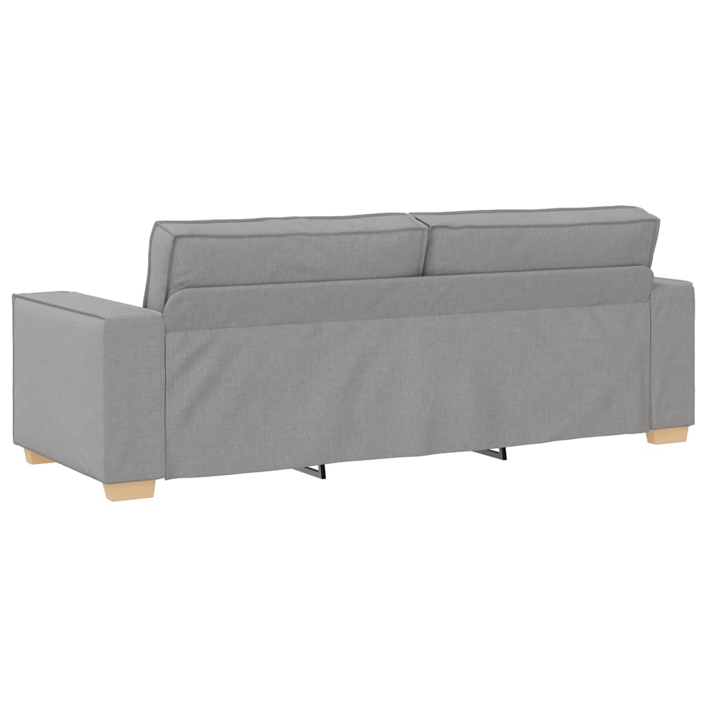 Canapea cu 3 locuri, gri nor, 180 cm, material textil GartenMobel Dekor