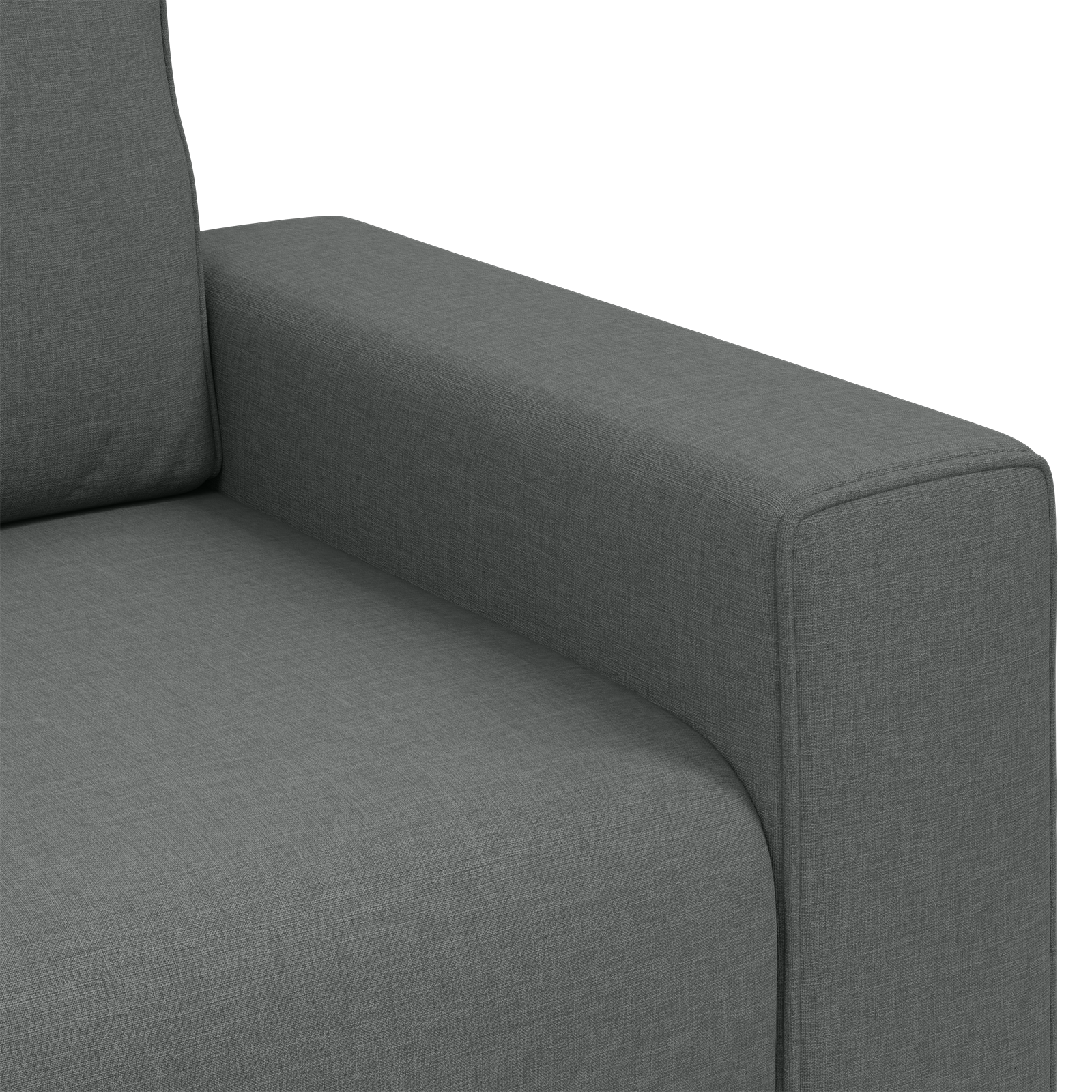 Fotoliu  Gri închis de 59 cm, Material GartenMobel Dekor