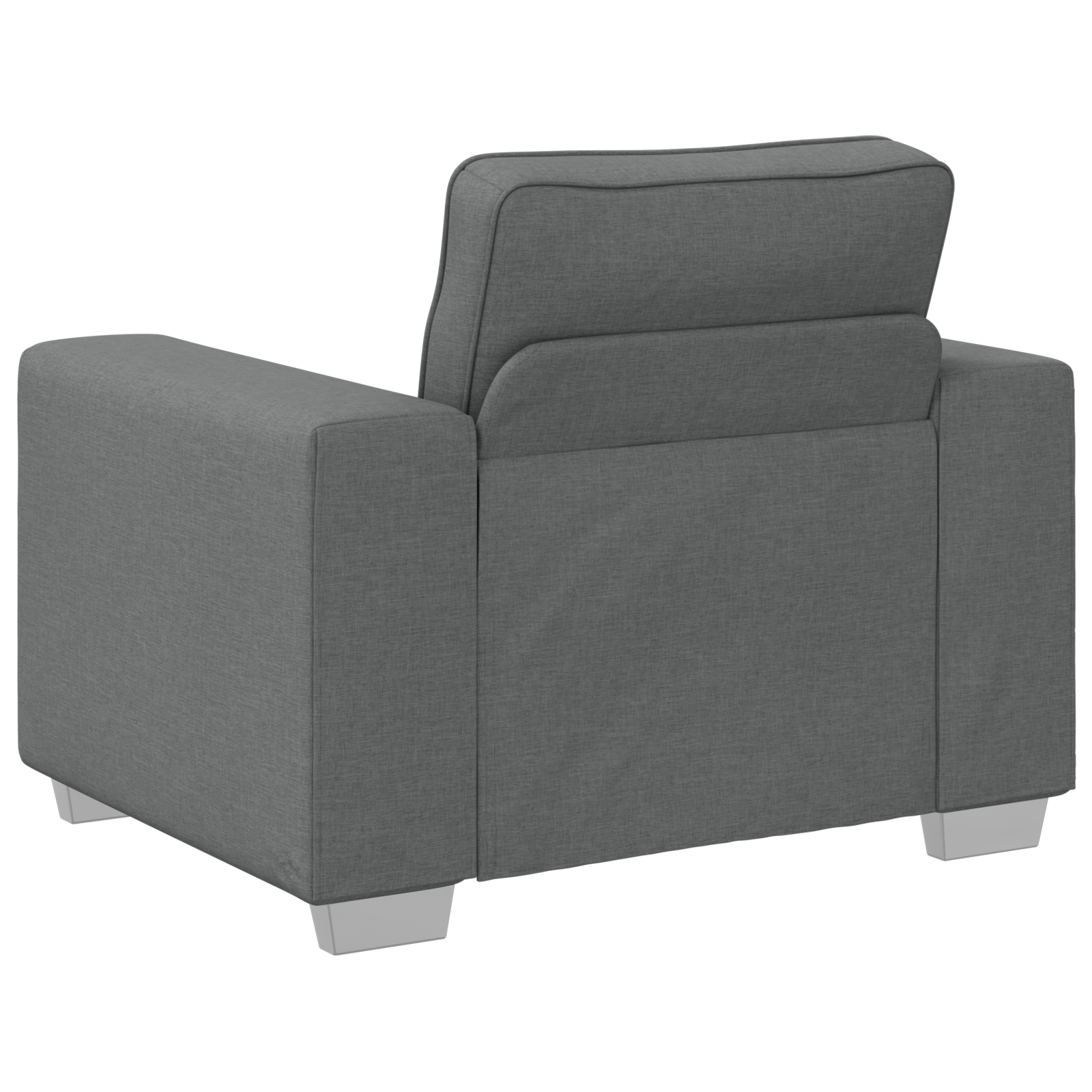 Fotoliu  Gri închis de 59 cm, Material GartenMobel Dekor