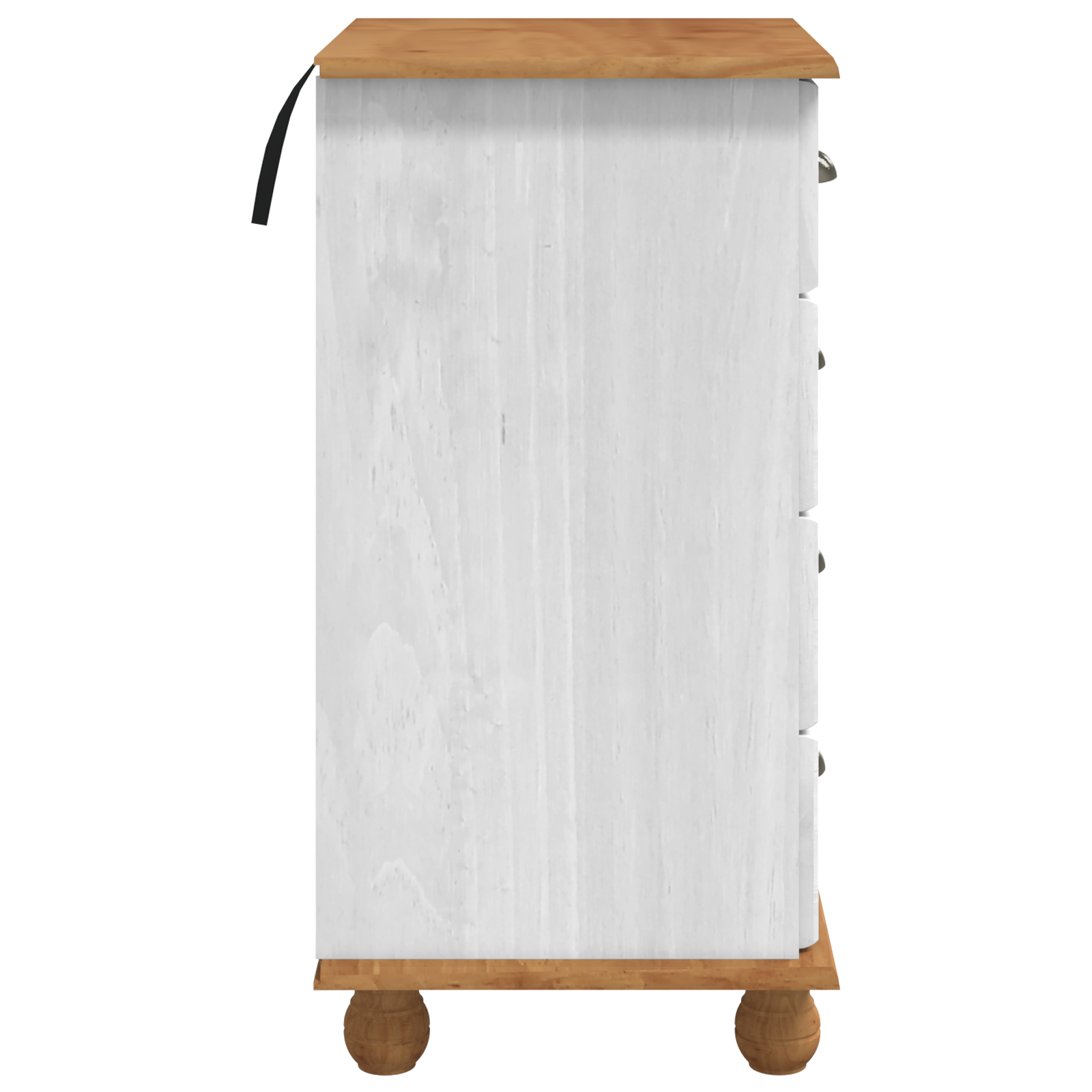 Comoda 'ASKIM'Alb 45.8x40x79 cm Lemn Solid Pin GartenMobel Dekor