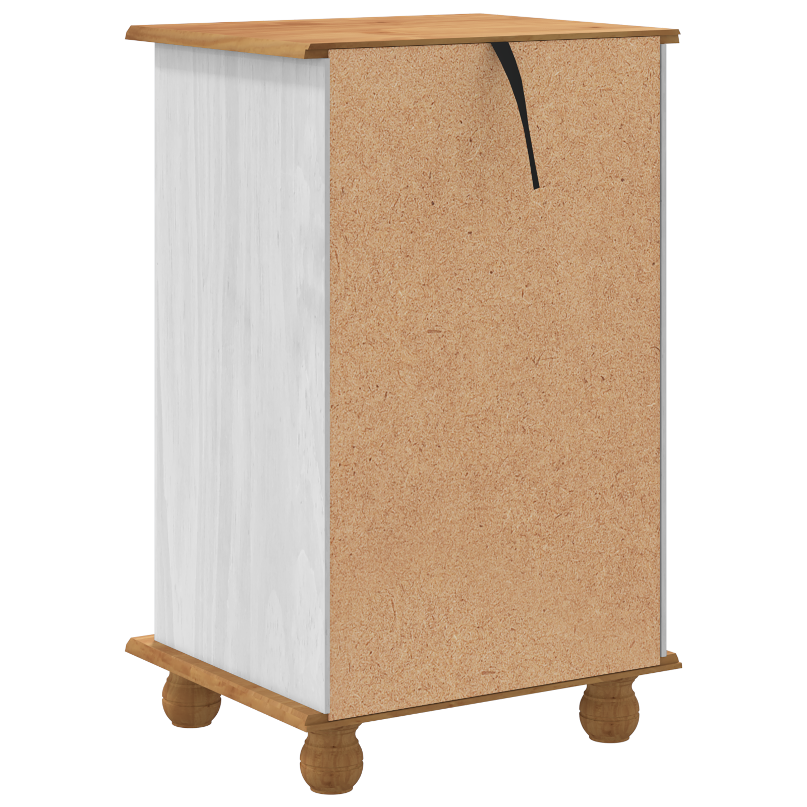 Comoda 'ASKIM'Alb 45.8x40x79 cm Lemn Solid Pin GartenMobel Dekor