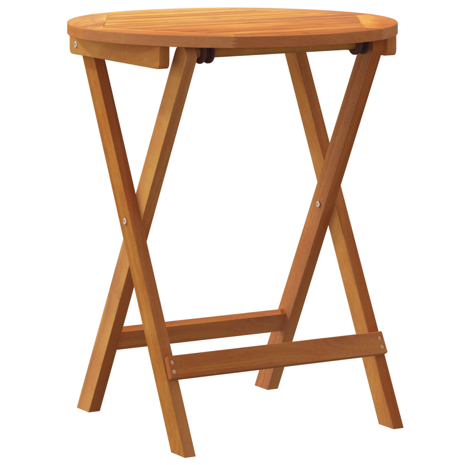 Masă pliantă de grădină rotundă Ø60x72 cm Lemn solid de acacia GartenMobel Dekor
