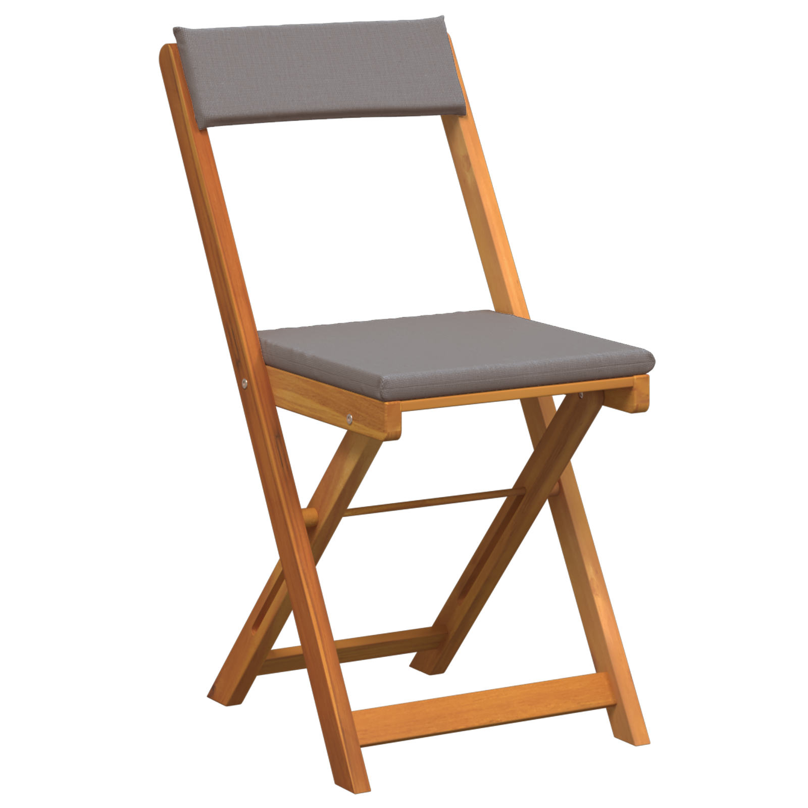 Set Bistro Pliabil 3 Piese cu Perne din Lemn Masiv de Acacia GartenMobel Dekor