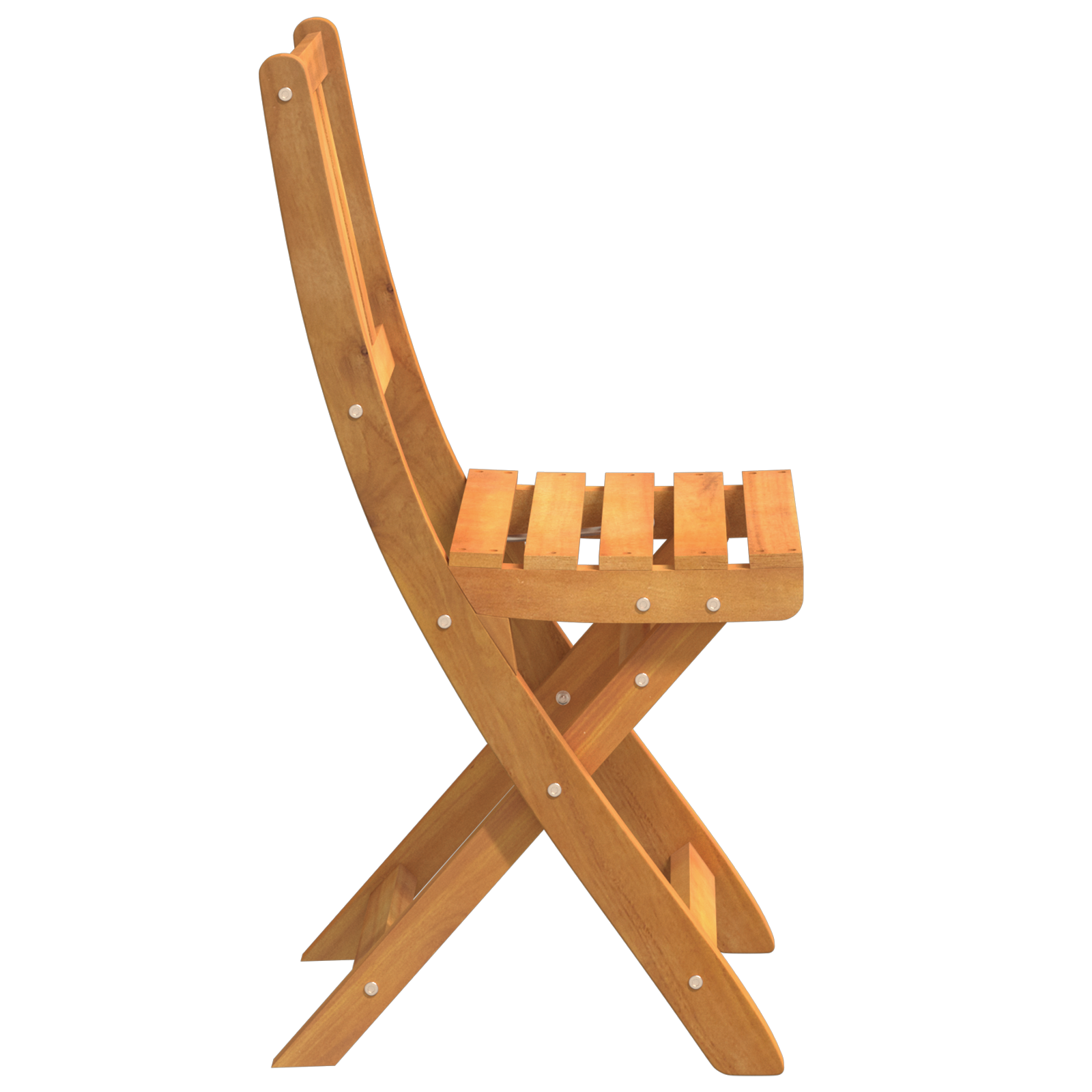 Set de 2 scaune pliabile de grădină 36x46x85 cm Lemn masiv de Acacia GartenMobel Dekor
