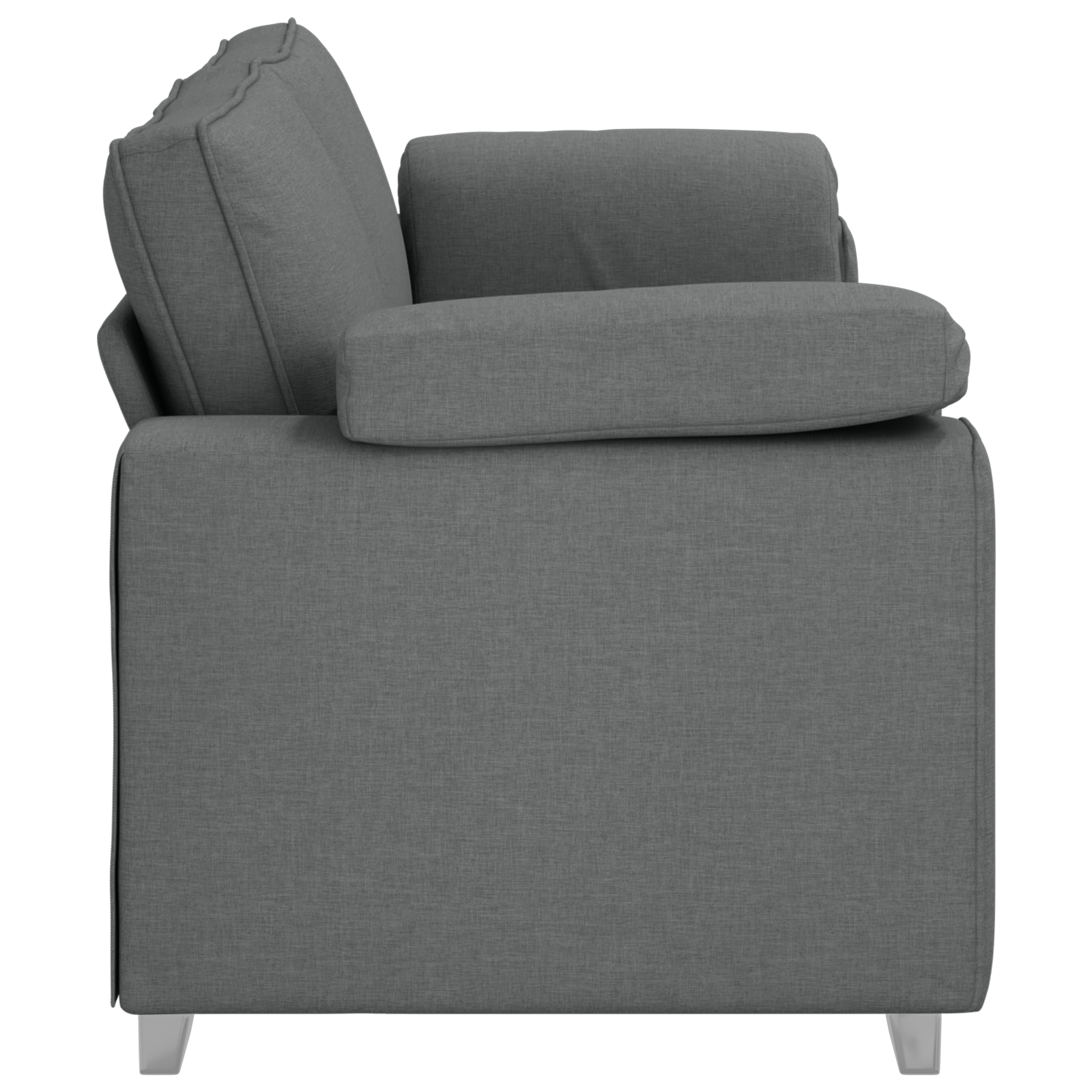 Canapea 3 locuri  Gri închis 178 cm Fabric GartenMobel Dekor