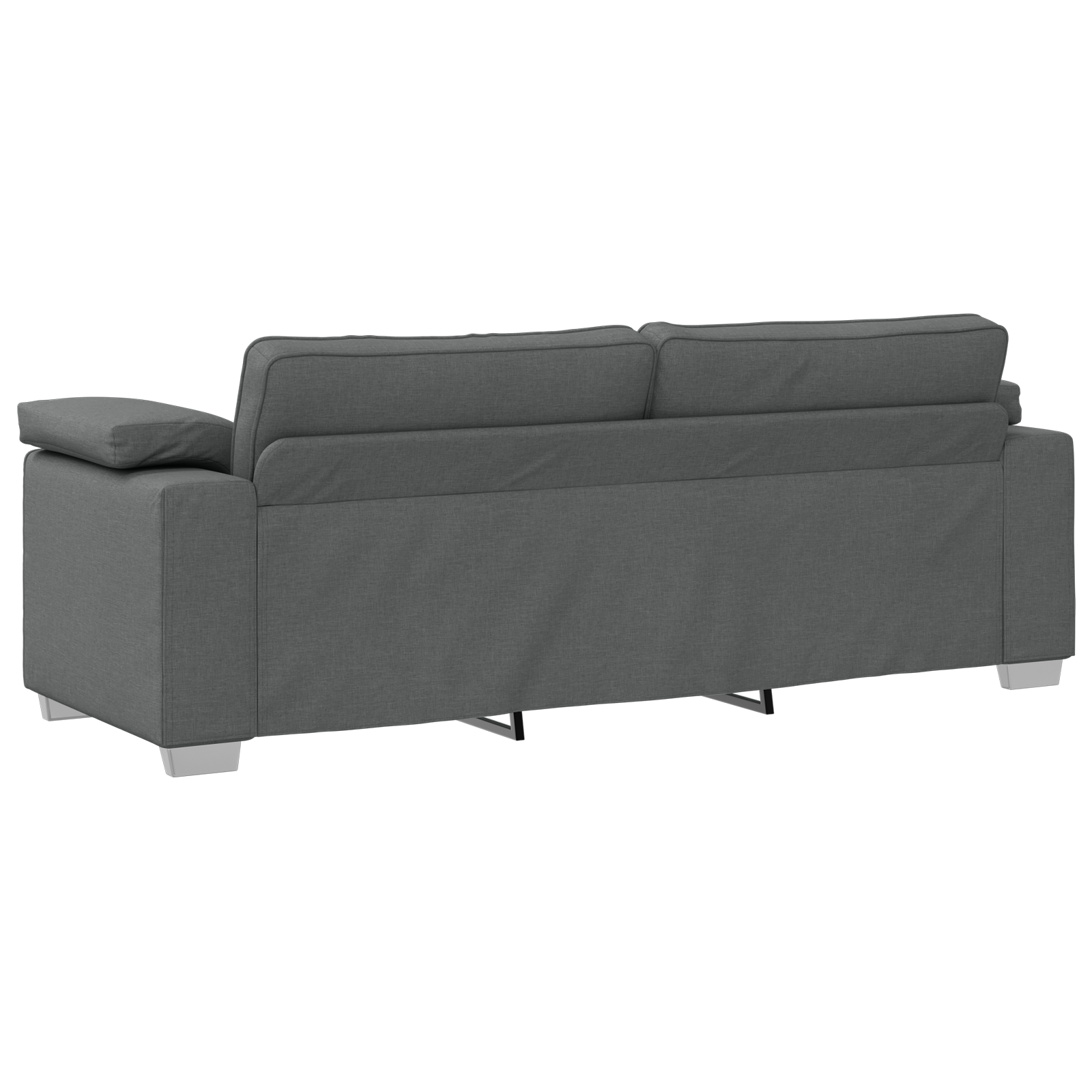 Canapea 3 locuri  Gri închis 178 cm Fabric GartenMobel Dekor