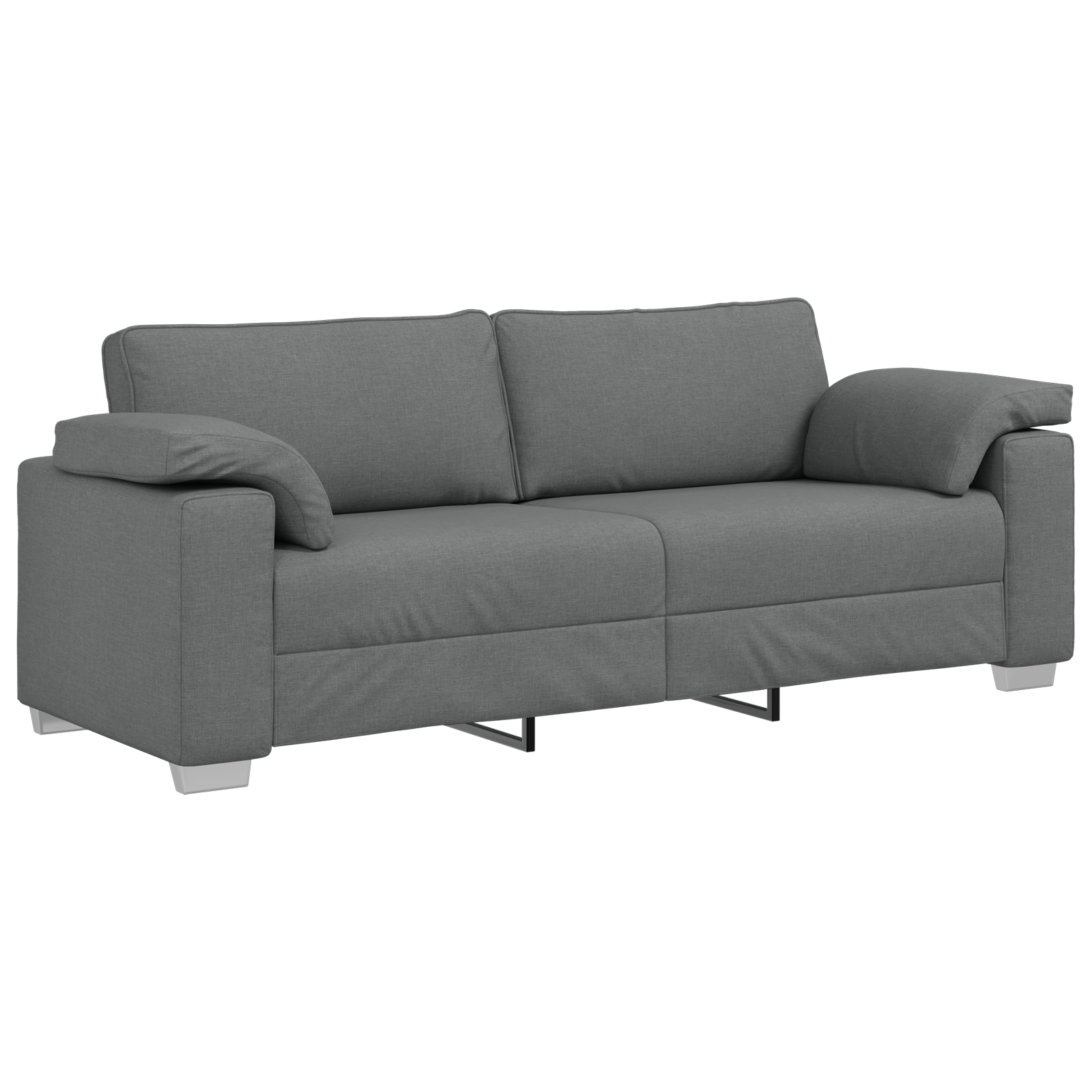 Canapea 3 locuri  Gri închis 178 cm Fabric GartenMobel Dekor
