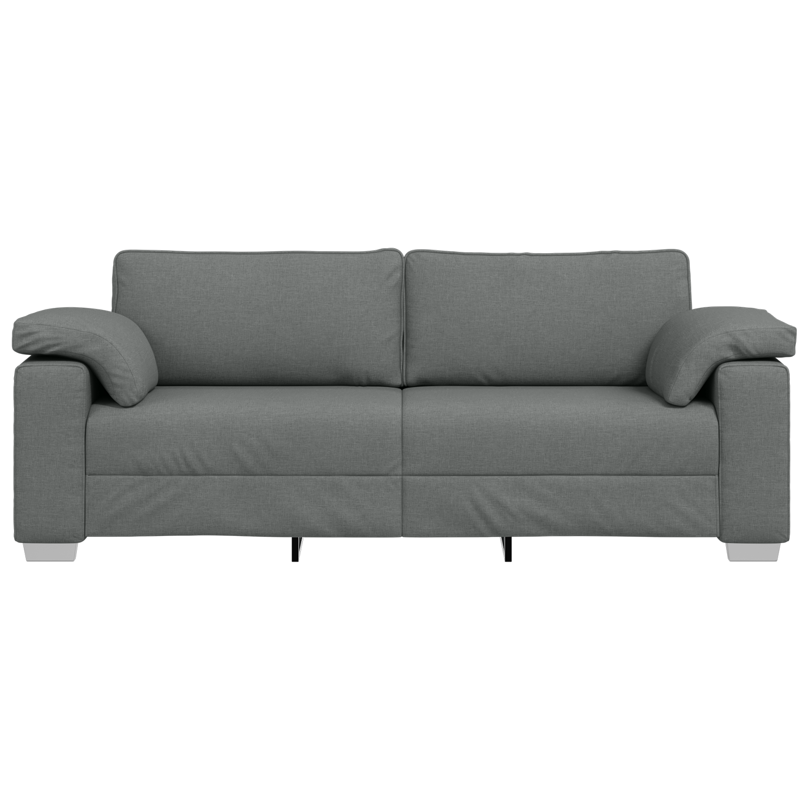 Canapea 3 locuri  Gri închis 178 cm Fabric GartenMobel Dekor