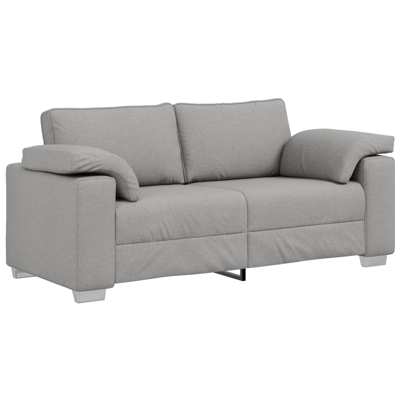 Canapea tip loveseat , Gri nor, 140 cm, Fabric GartenMobel Dekor