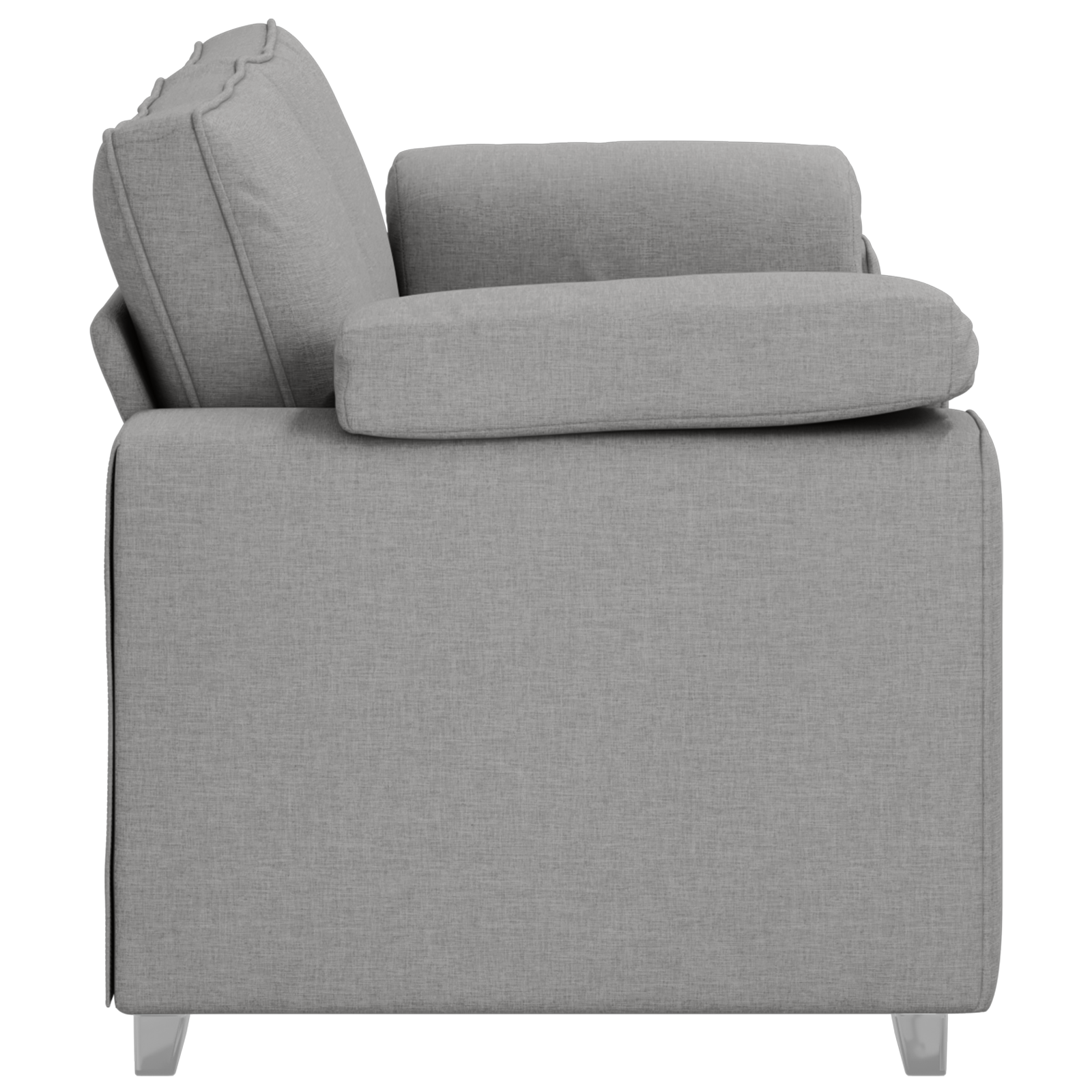 Canapea tip loveseat , Gri nor, 140 cm, Fabric GartenMobel Dekor