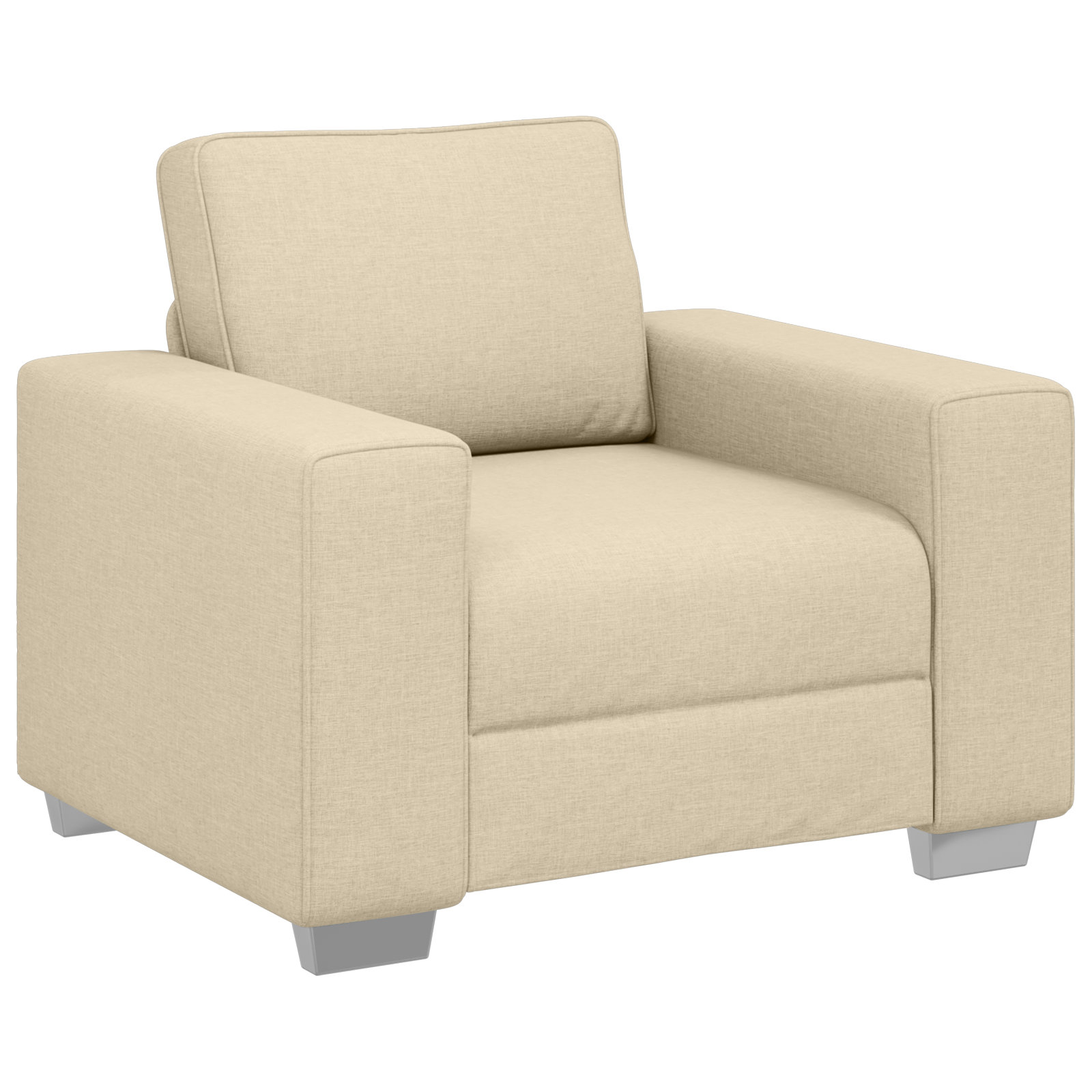 Fotoliu  Crem 59 cm, din material textil GartenMobel Dekor