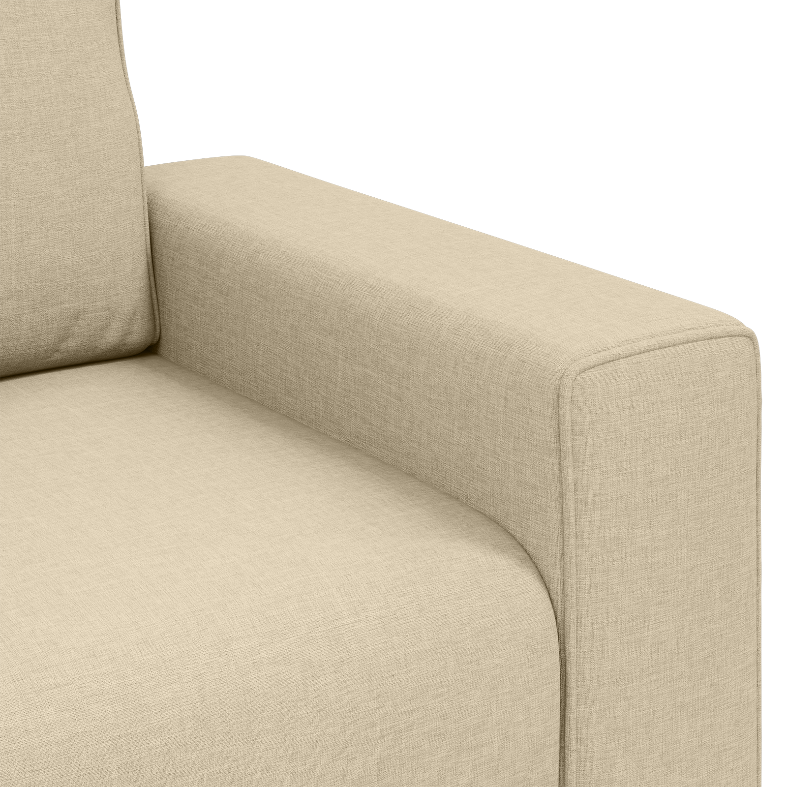 Fotoliu  Crem 59 cm, din material textil GartenMobel Dekor