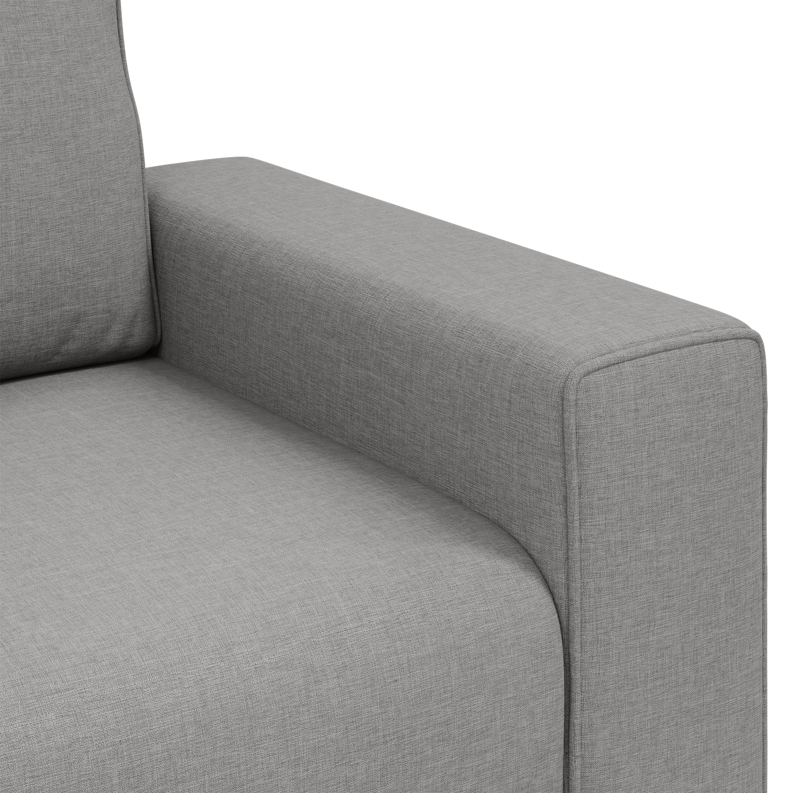 Scaun sofa  Gri nori 59 cm - Țesătură GartenMobel Dekor