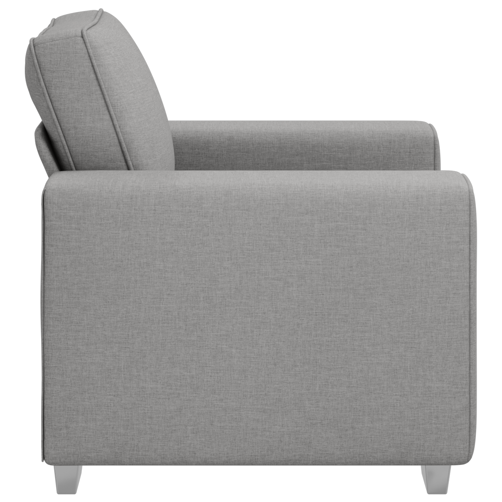 Scaun sofa  Gri nori 59 cm - Țesătură GartenMobel Dekor