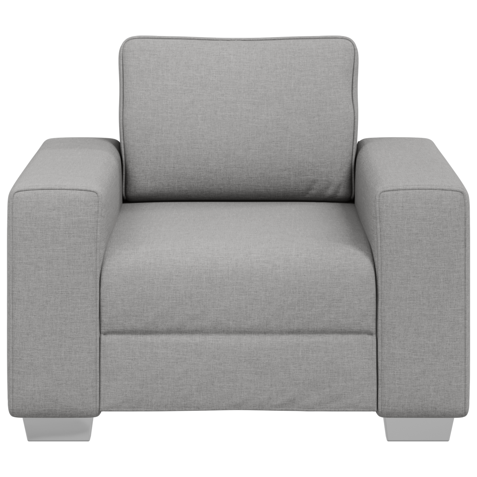 Scaun sofa  Gri nori 59 cm - Țesătură GartenMobel Dekor