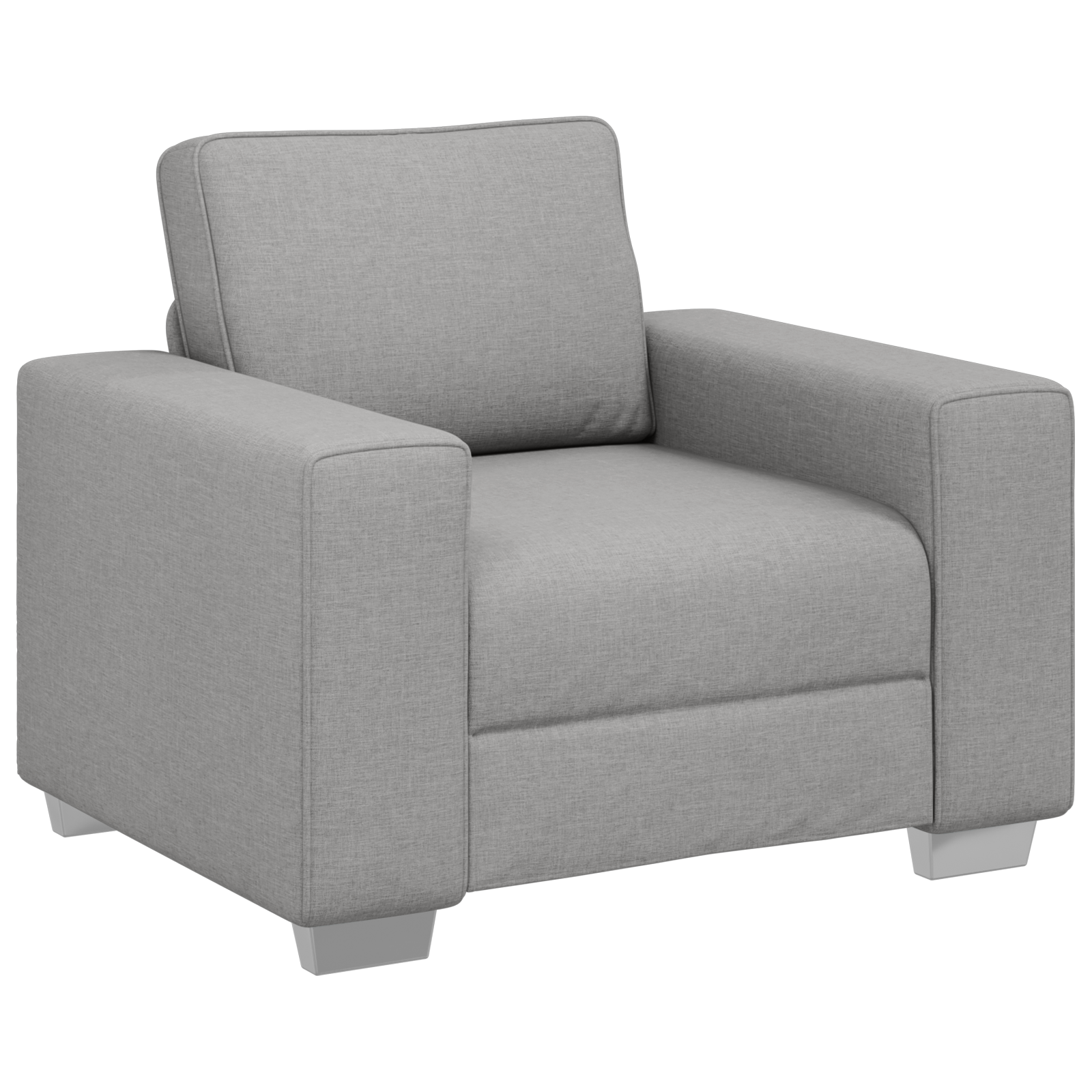 Scaun sofa  Gri nori 59 cm - Țesătură GartenMobel Dekor