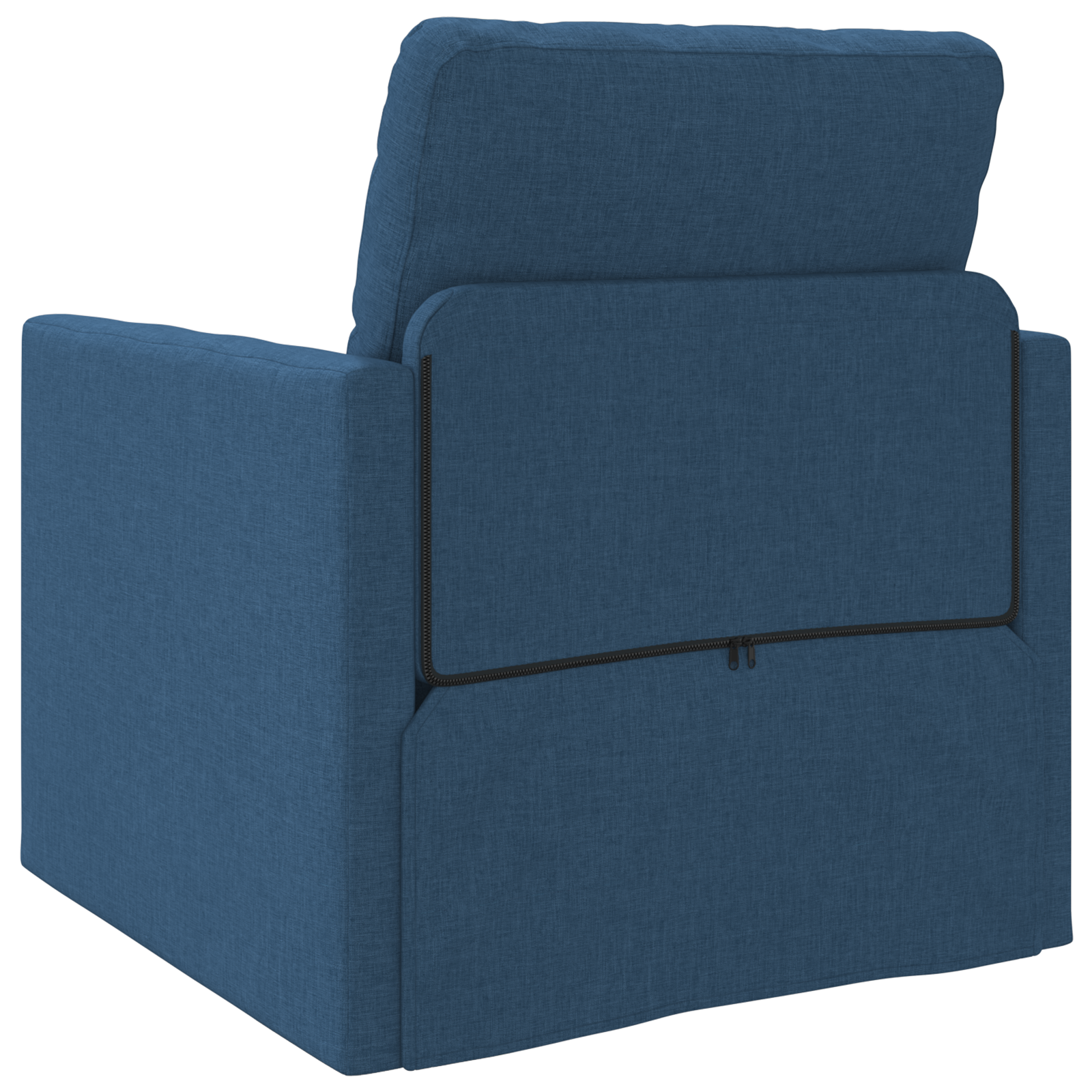 Canapea Pat 2 în 1 Albastru 74x77x81 cm Textil GartenMobel Dekor