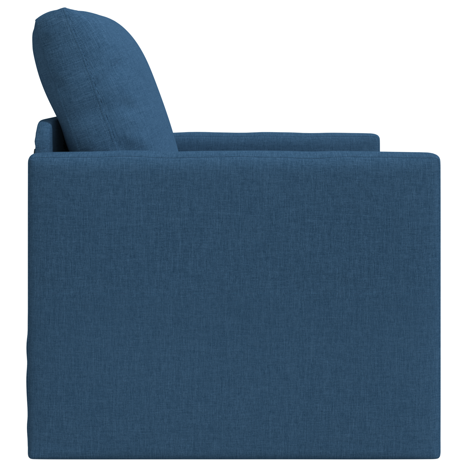 Canapea Pat 2 în 1 Albastru 74x77x81 cm Textil GartenMobel Dekor