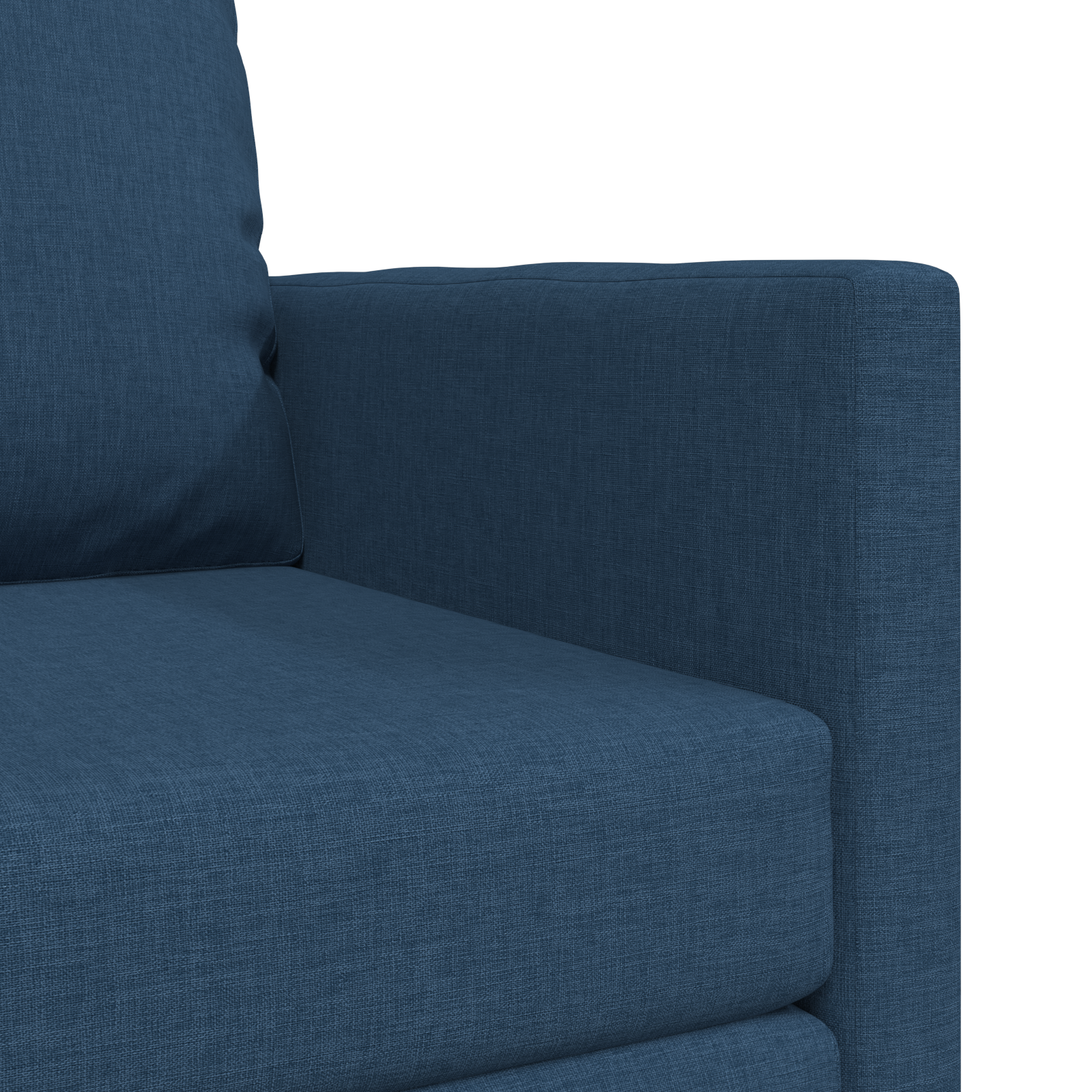 Canapea Pat 2 în 1 Albastru 74x77x81 cm Textil GartenMobel Dekor