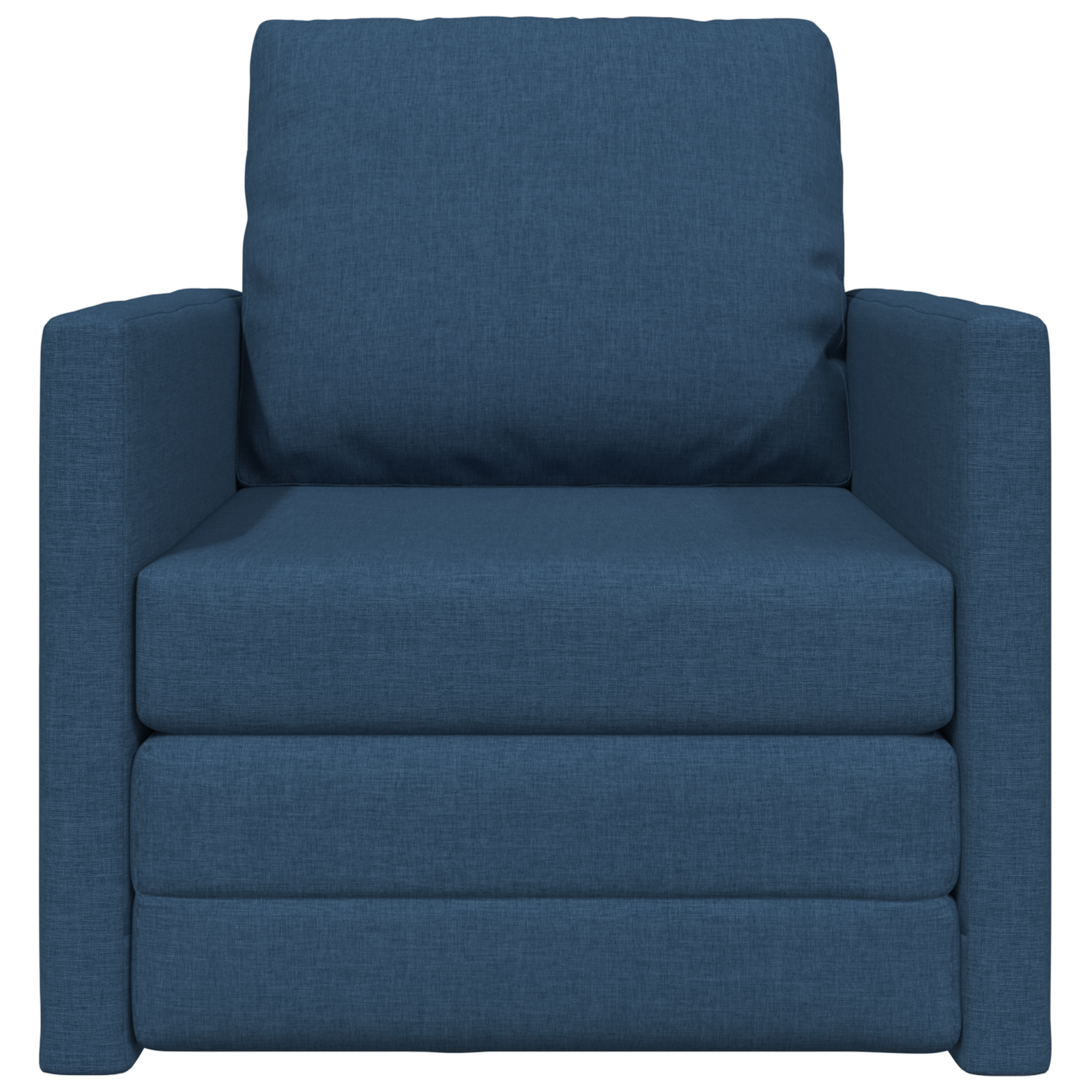 Canapea Pat 2 în 1 Albastru 74x77x81 cm Textil GartenMobel Dekor
