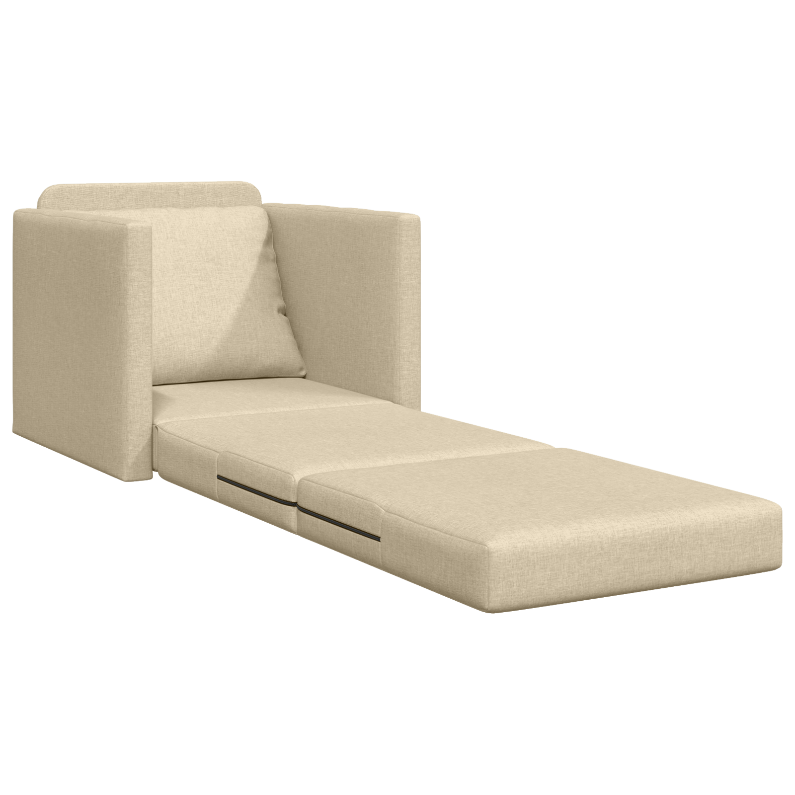 Pat sofa 2 în 1 Crem 74x77x81 cm Textil GartenMobel Dekor