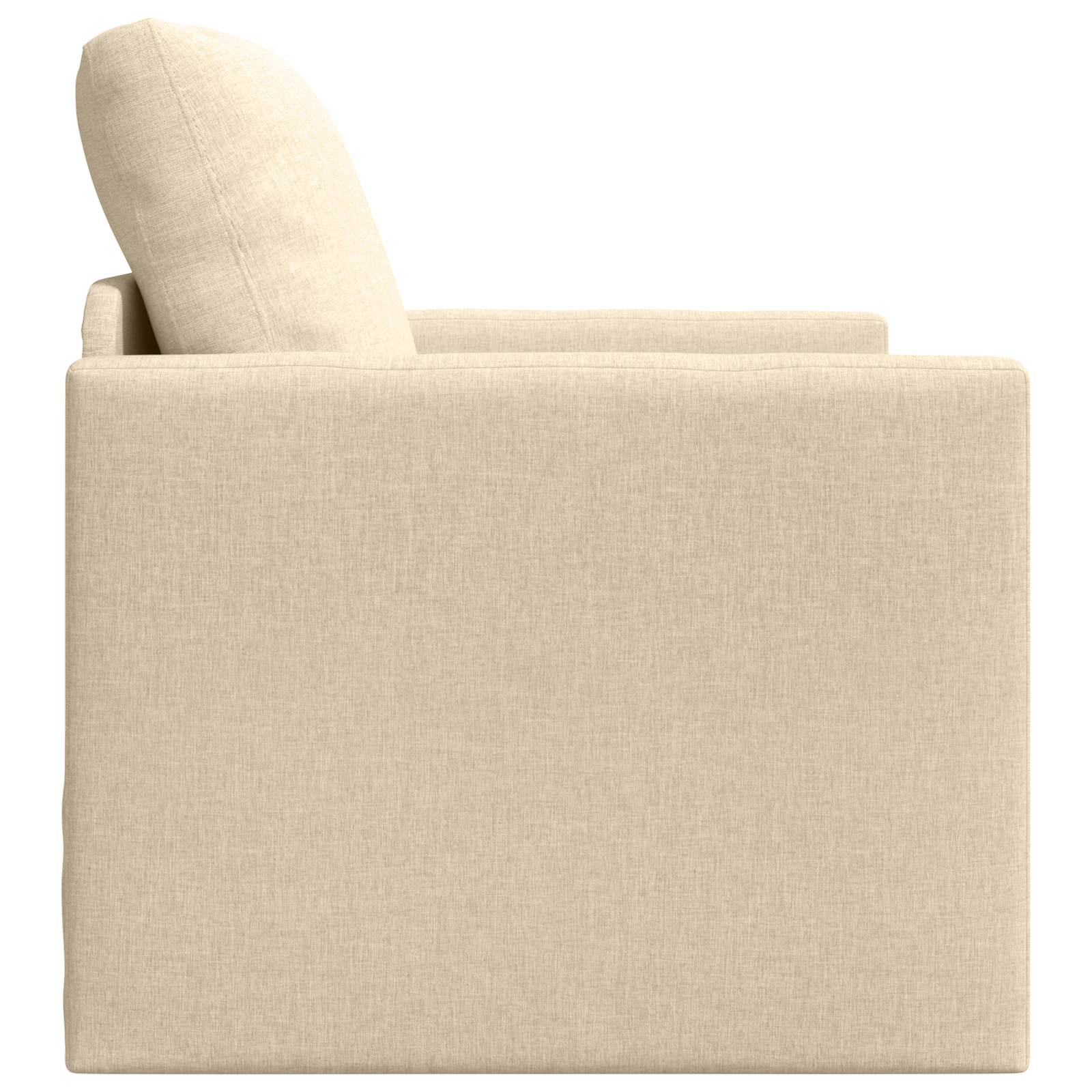 Pat sofa 2 în 1 Crem 74x77x81 cm Textil GartenMobel Dekor
