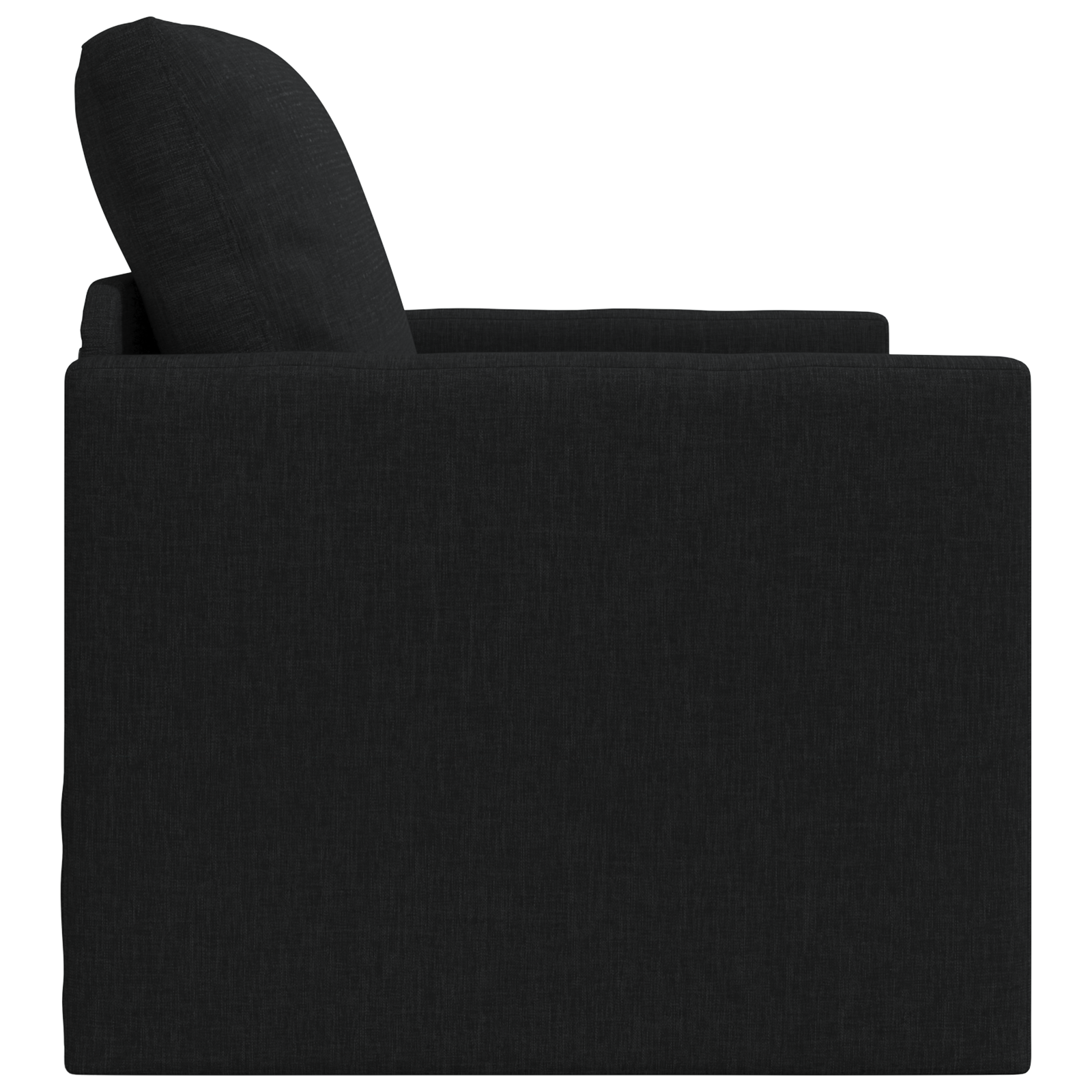 Sofa Pat 2 în 1 Negru 74x77x81 cm Material Textil GartenMobel Dekor