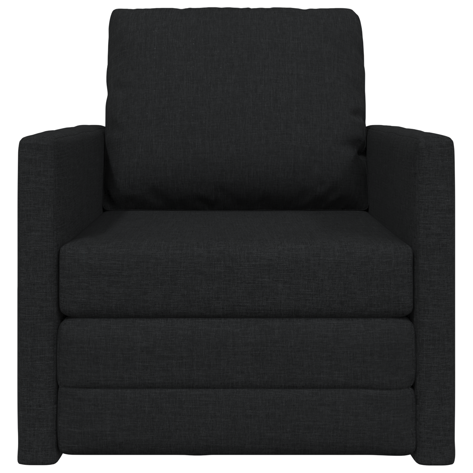 Sofa Pat 2 în 1 Negru 74x77x81 cm Material Textil GartenMobel Dekor
