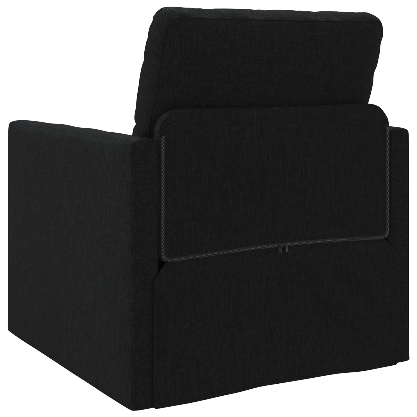 Sofa Pat 2 în 1 Negru 74x77x81 cm Material Textil GartenMobel Dekor