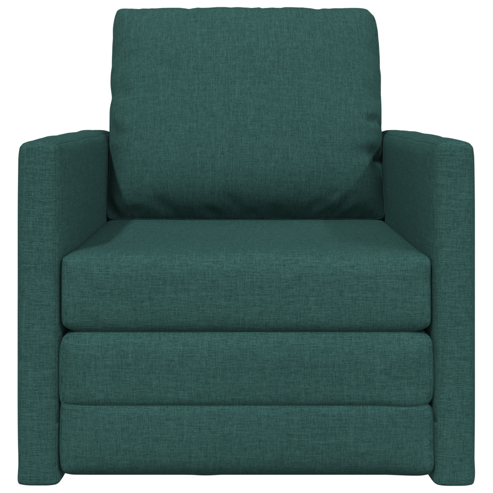 Sofa Pat 2 în 1 Verde Întunecat 74x77x81 cm Textile GartenMobel Dekor