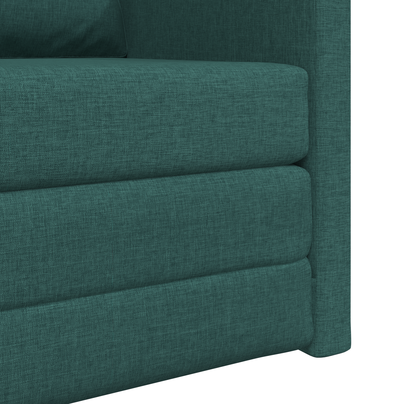 Sofa Pat 2 în 1 Verde Întunecat 74x77x81 cm Textile GartenMobel Dekor