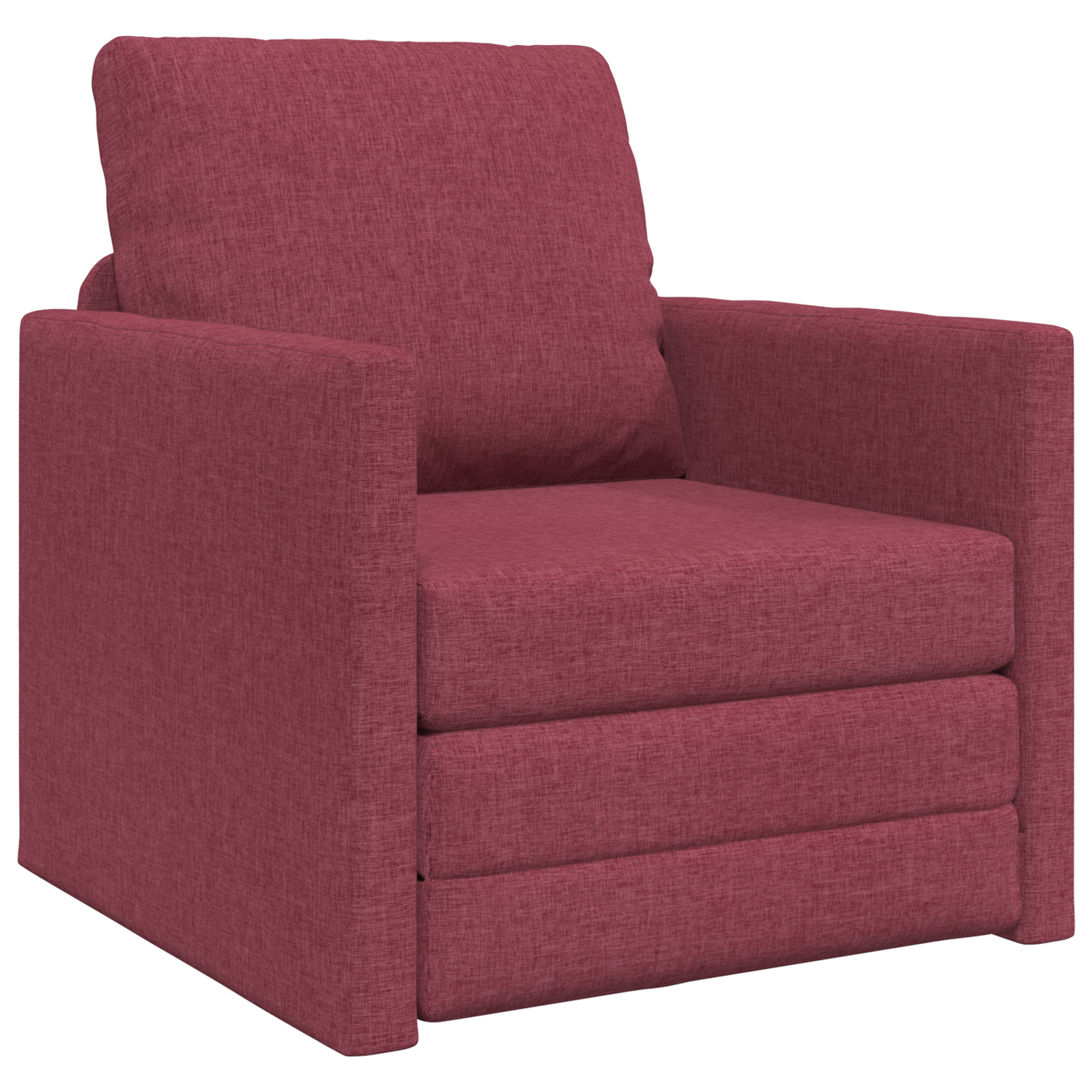 Sofa Verticală 2-în-1 Roșu Vin 74x77x81 cm Fibră Textilă GartenMobel Dekor