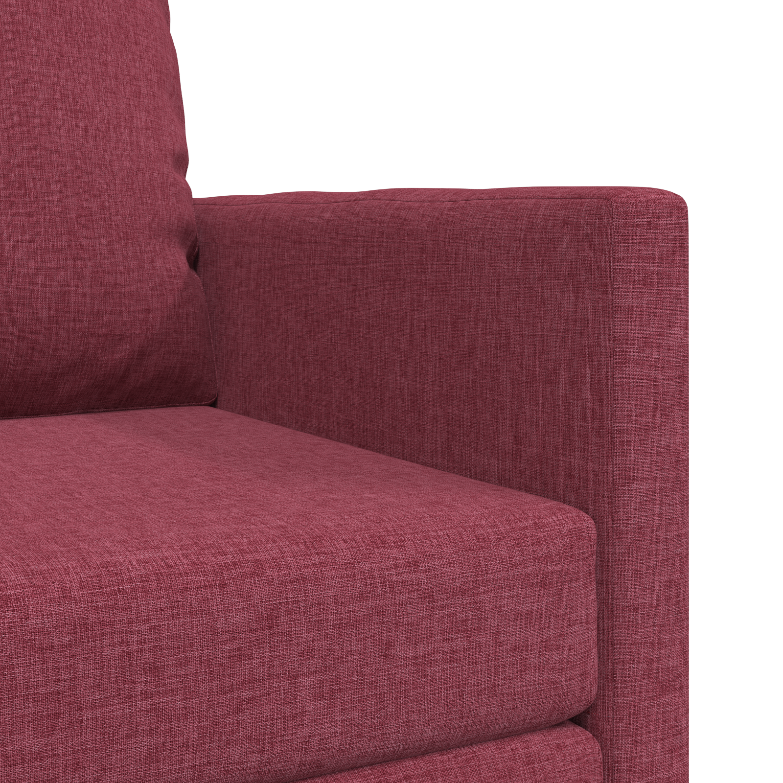 Sofa Verticală 2-în-1 Roșu Vin 74x77x81 cm Fibră Textilă GartenMobel Dekor