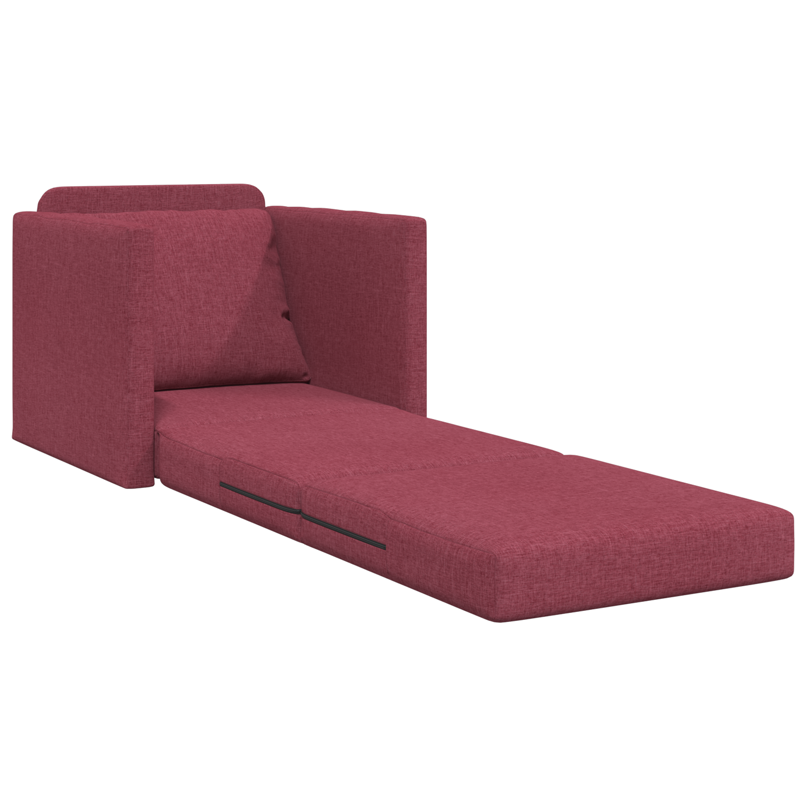 Sofa Verticală 2-în-1 Roșu Vin 74x77x81 cm Fibră Textilă GartenMobel Dekor