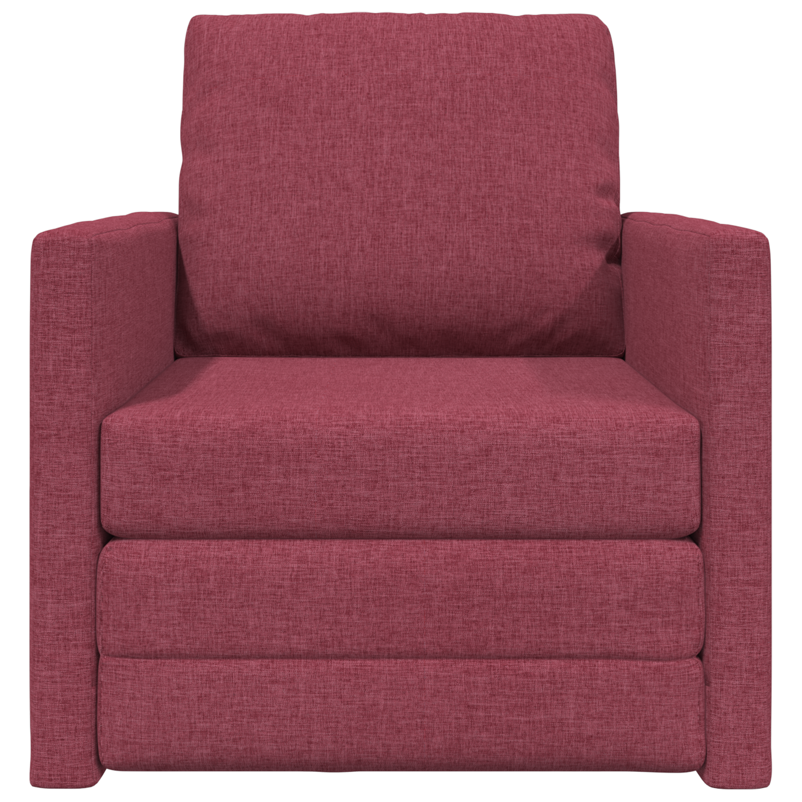 Sofa Verticală 2-în-1 Roșu Vin 74x77x81 cm Fibră Textilă GartenMobel Dekor